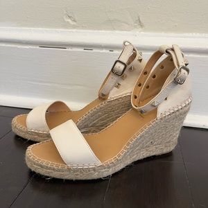 Maypol Handcrafted Rockstud Wedge Sandals Size 37